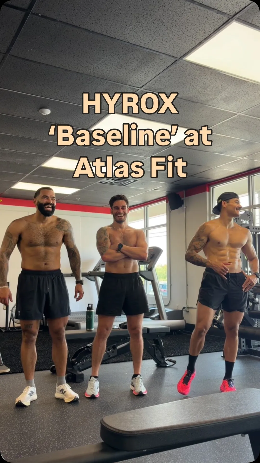 Athletes after the HYROX baseline workout